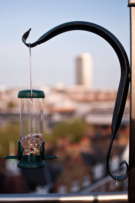 A Stunning Penthouse Terrace Project in London, Urban Roof Gardens Urban Roof Gardens Moderner Balkon, Veranda & Terrasse