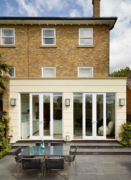 Contemporary townhouse Kitchen Architecture Modern kitchen kitchen architecture,bulthaup,bulthaup b3,white kitchen,bespoke kitchen,contemporary kitchen,indoor outdoor