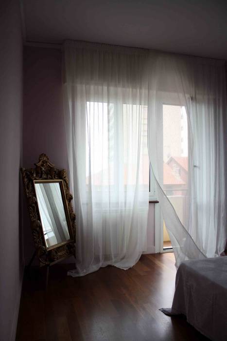 Casa claudia, genova, ALESSANDRA ALFIERI ARCHITETTO ALESSANDRA ALFIERI ARCHITETTO Kamar Tidur Gaya Eklektik