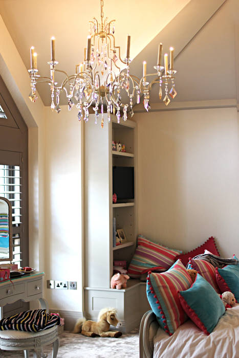 Luxury crystal chandelier homify غرفة نوم