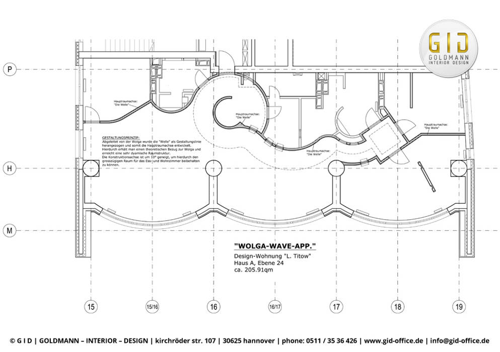 Auszüge von Planungen (CAD-Pläne), GID / GOLDMANN-INTERIOR-DESIGN GID / GOLDMANN-INTERIOR-DESIGN