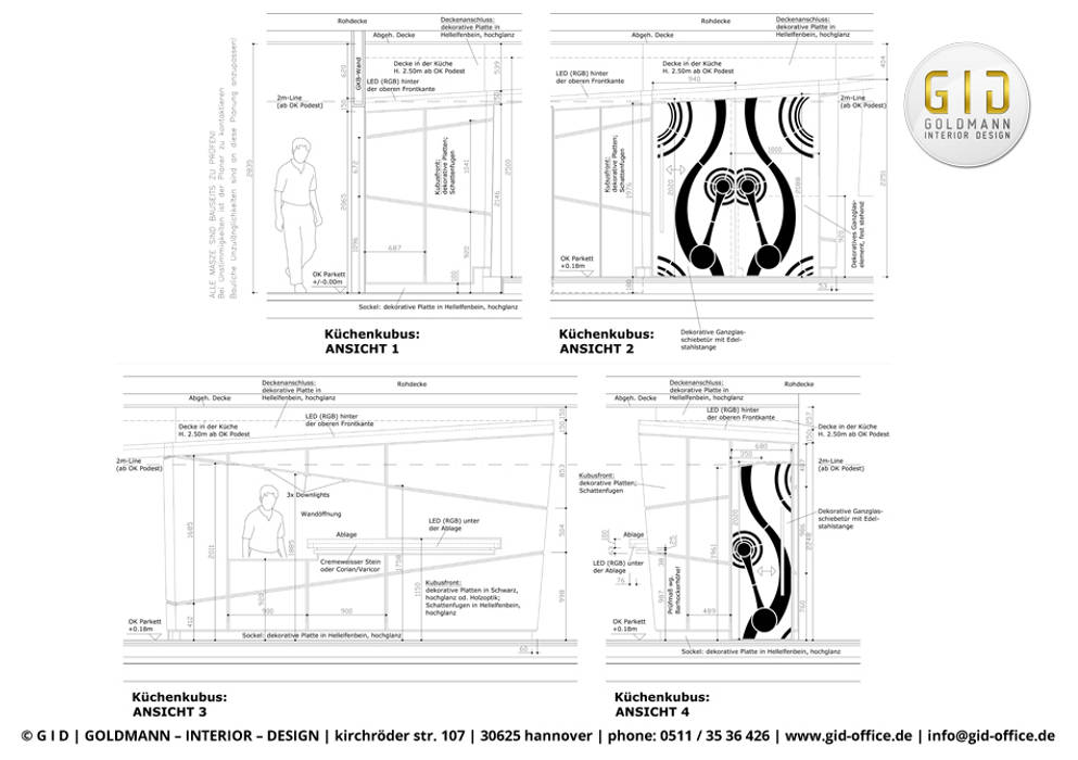 modern by GID / GOLDMANN-INTERIOR-DESIGN, Modern