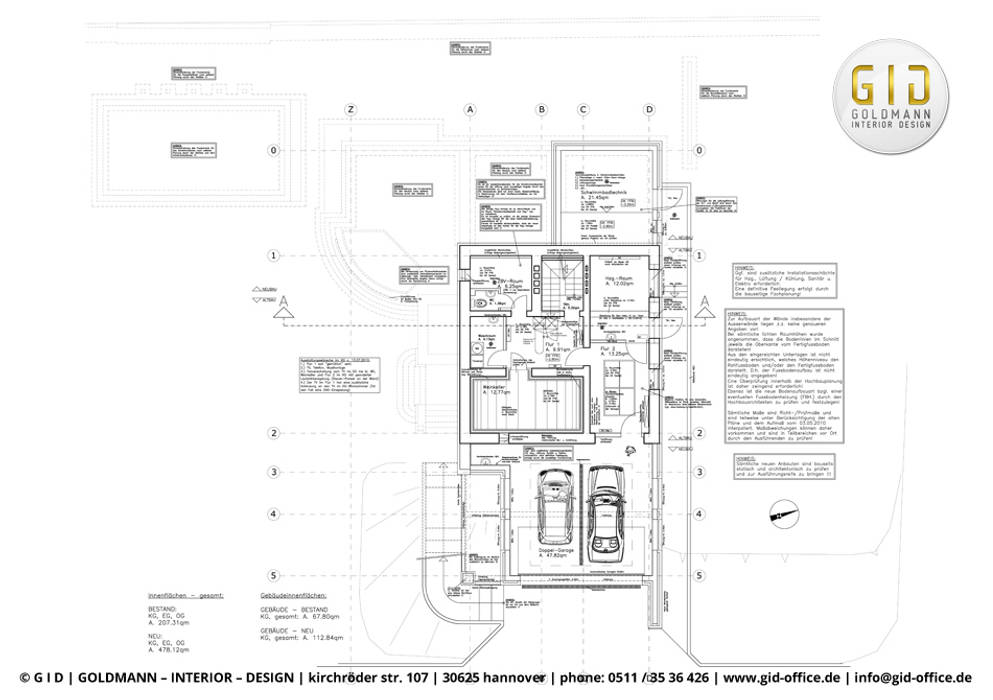 modern oleh GID / GOLDMANN-INTERIOR-DESIGN, Modern