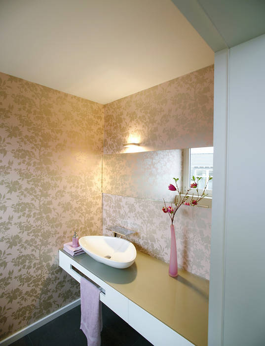 Neubau - Gäste-WC, Angelika Wenicker - Vollbad Angelika Wenicker - Vollbad Modern style bathrooms