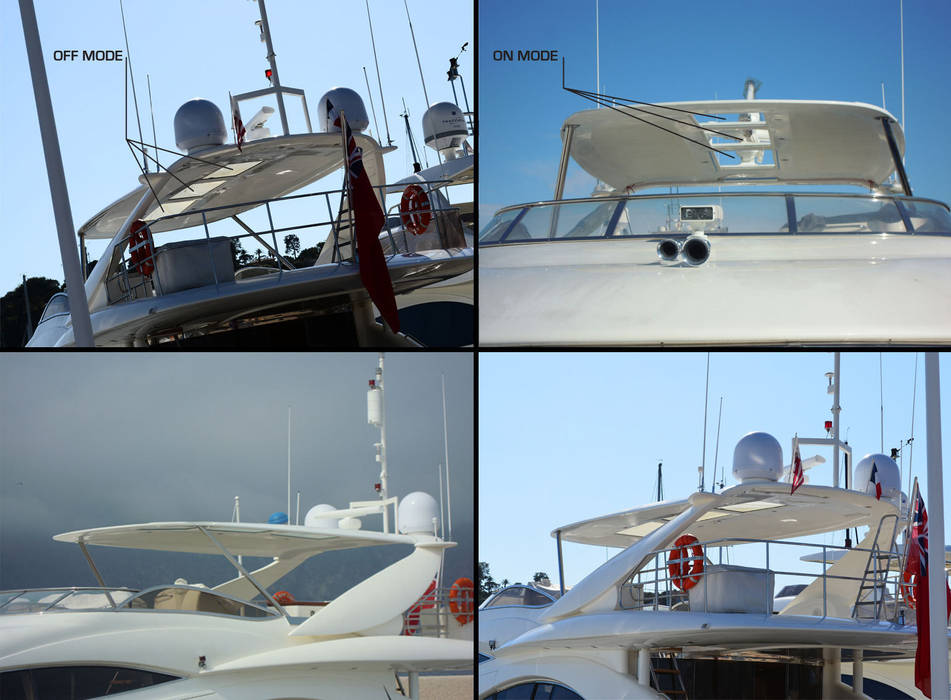 Yate privado en Saint Tropez (Francia), Vidrios de privacidad Vidrios de privacidad Mediterranean style yachts & jets