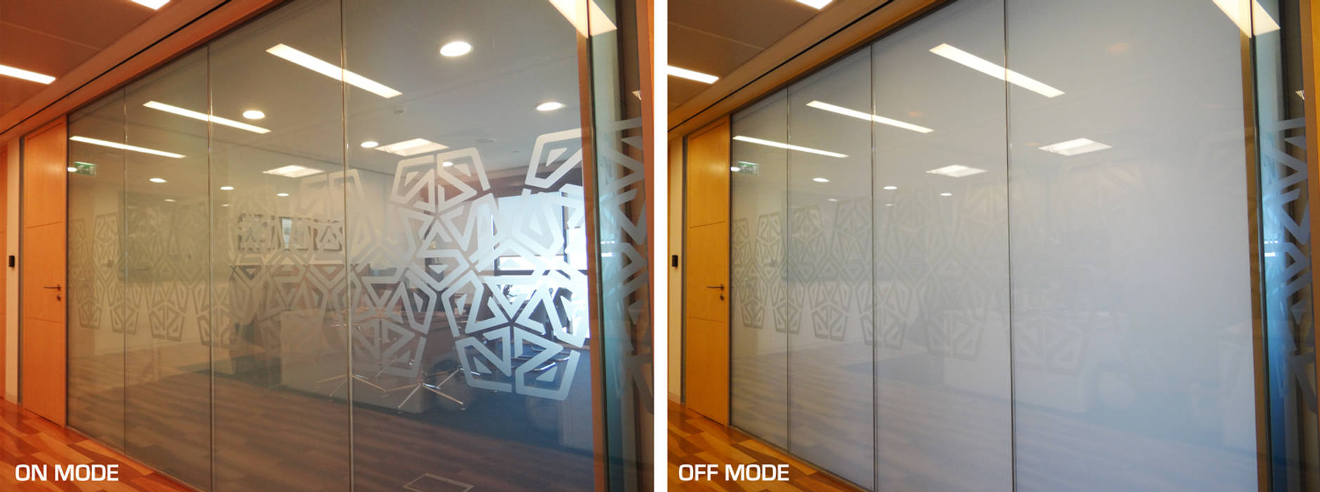 Oficinas centrales Intercomet Group Dubai, Vidrios de privacidad Vidrios de privacidad Espacios comerciales Edificios de oficinas