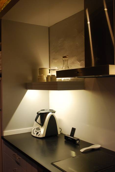 Iluminación cocina rústica OutSide Tech Light Cocinas de estilo rústico Iluminación
