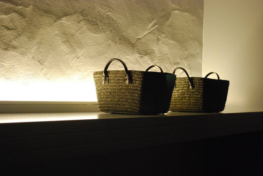 Detalle iluminación cocina rústica outside tech light cocinailuminación