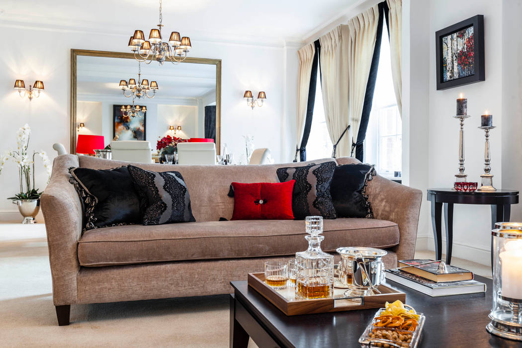 Mayfair Private Residence, FADI CHERRY | design studio FADI CHERRY | design studio Classic style living room