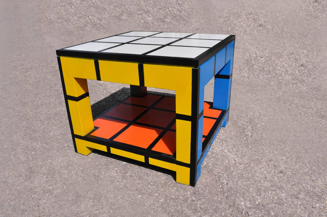 Rubik tavolino basso da fumo con cassetto, Studio MP Studio MP Soggiorno moderno Sgabelli & Sedie