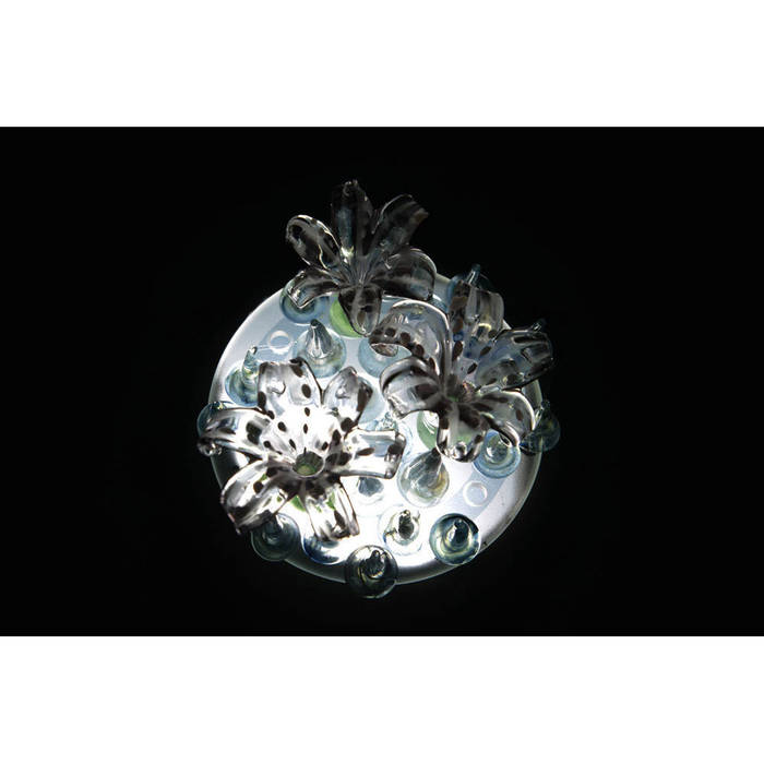 Lilac lily mini figlight downlight chandelier A Flame with Desire Eklektik Oturma Odası Işıklandırma