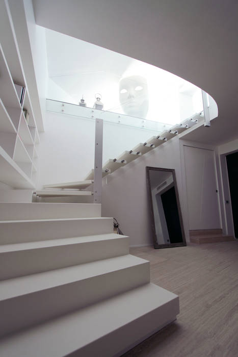 Casa L_01, Gimmigi Lab Architettura Gimmigi Lab Architettura Pasillos, vestíbulos y escaleras de estilo moderno