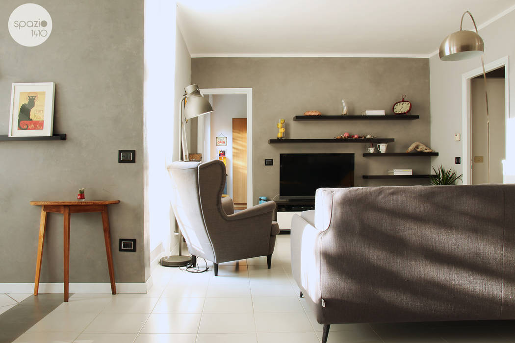 I ♥ GRAY :: Maresa's living room, Spazio 14 10 Spazio 14 10 Modern Oturma Odası