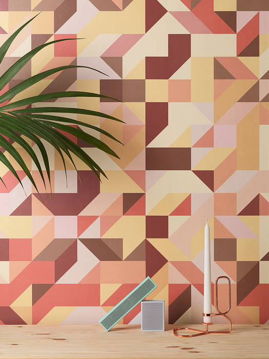 Geometric Form Us With Love Walls Wall & floor coverings