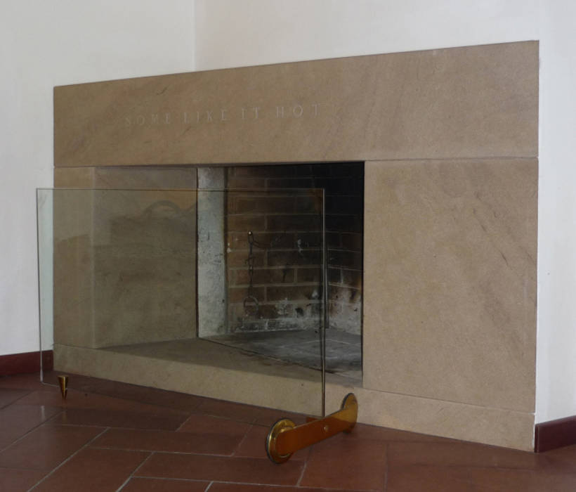 fireplace 2, CHRISTIAN THEILL DESIGN CHRISTIAN THEILL DESIGN モダンデザインの リビング 暖炉＆アクセサリー