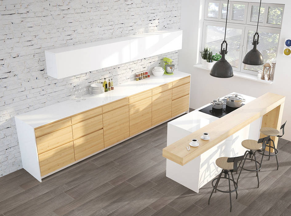 Betonwood homify Case eclettiche