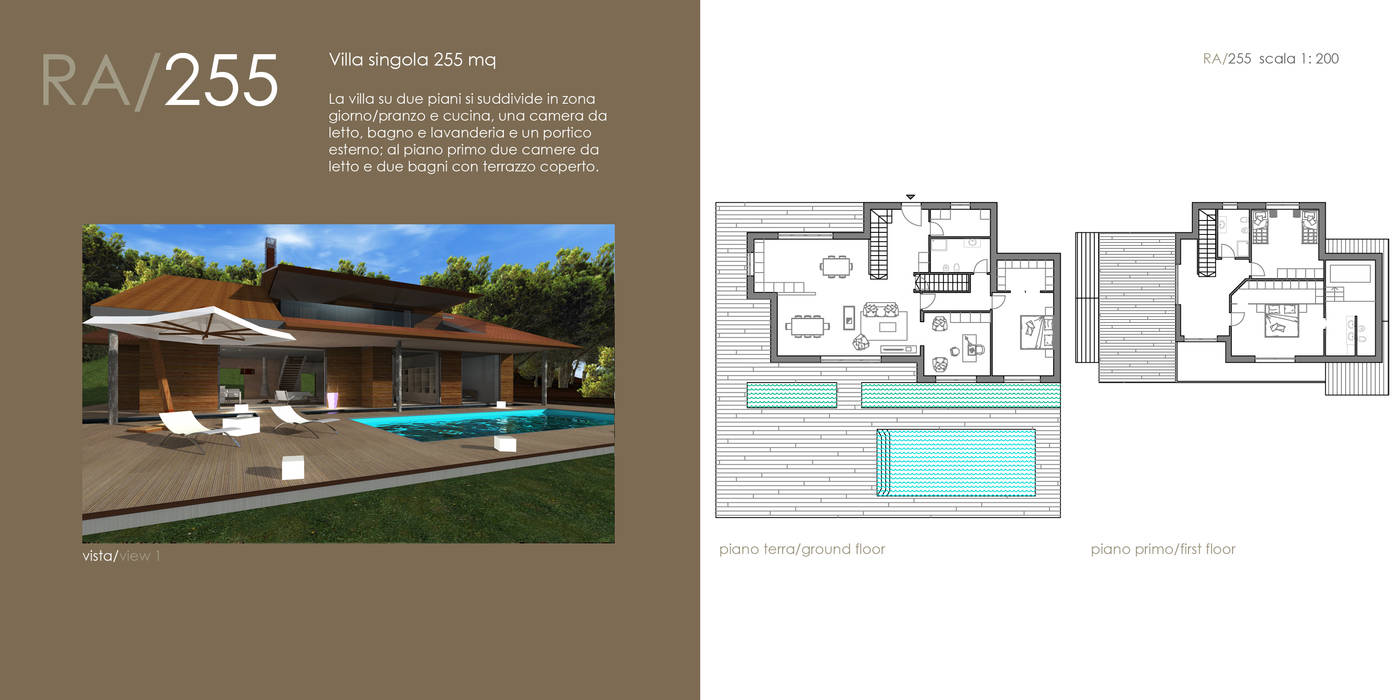 BioEdilizia - Lake Maggiore Home, STUDIO RANDETTI - PROGETTAZIONE E DESIGN STUDIO RANDETTI - PROGETTAZIONE E DESIGN Modern houses