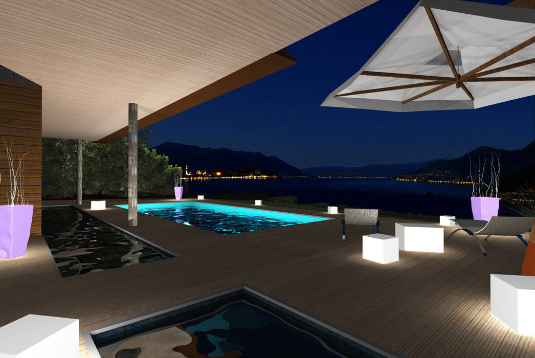 BioEdilizia - Lake Maggiore Home, STUDIO RANDETTI - PROGETTAZIONE E DESIGN STUDIO RANDETTI - PROGETTAZIONE E DESIGN Modern houses