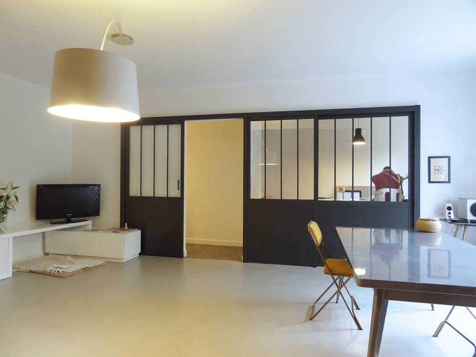 Appartement atelier, Agence LVH Agence LVH Salon moderne