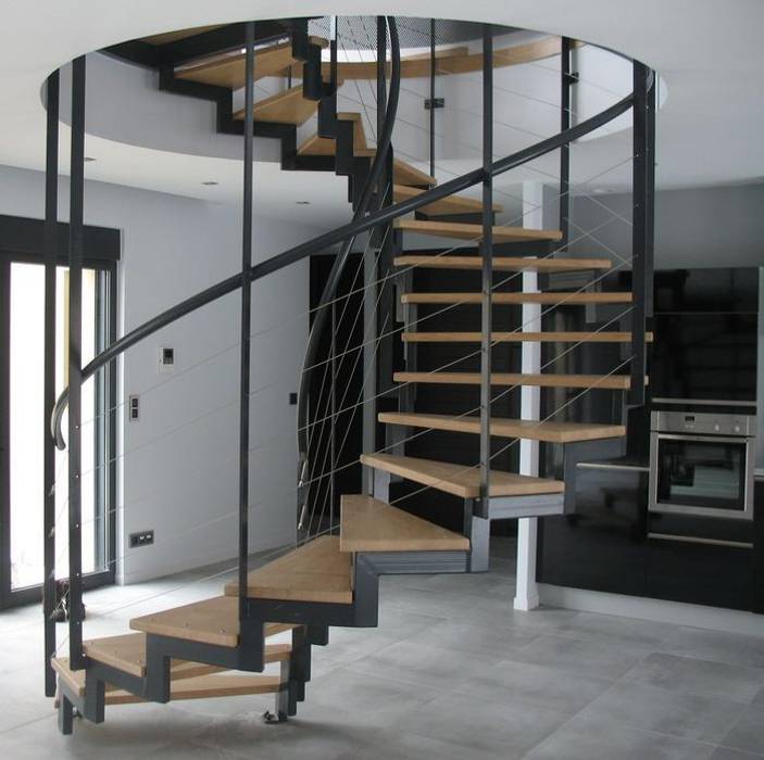 escalier métallique design, LBMS. Fabrice Lamouille LBMS. Fabrice Lamouille Stairs Metal