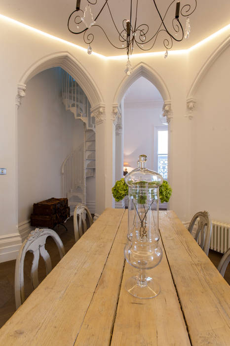 AG175_TwickenhamApartment, Morgan Harris Architects Ltd Morgan Harris Architects Ltd Eclectic style dining room