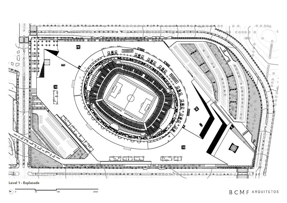 NEW MINEIRÃO, BCMF BCMF Espaços comerciais Estádios