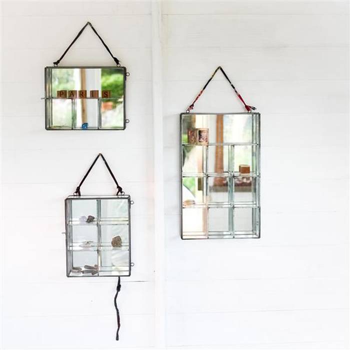 Glass Mirror Boxes Loop the Loop Rustikale Häuser