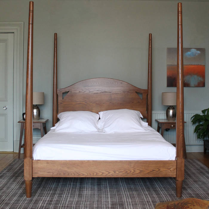 York Four Poster Bed, TurnPost TurnPost Klassische Schlafzimmer Betten und Kopfteile