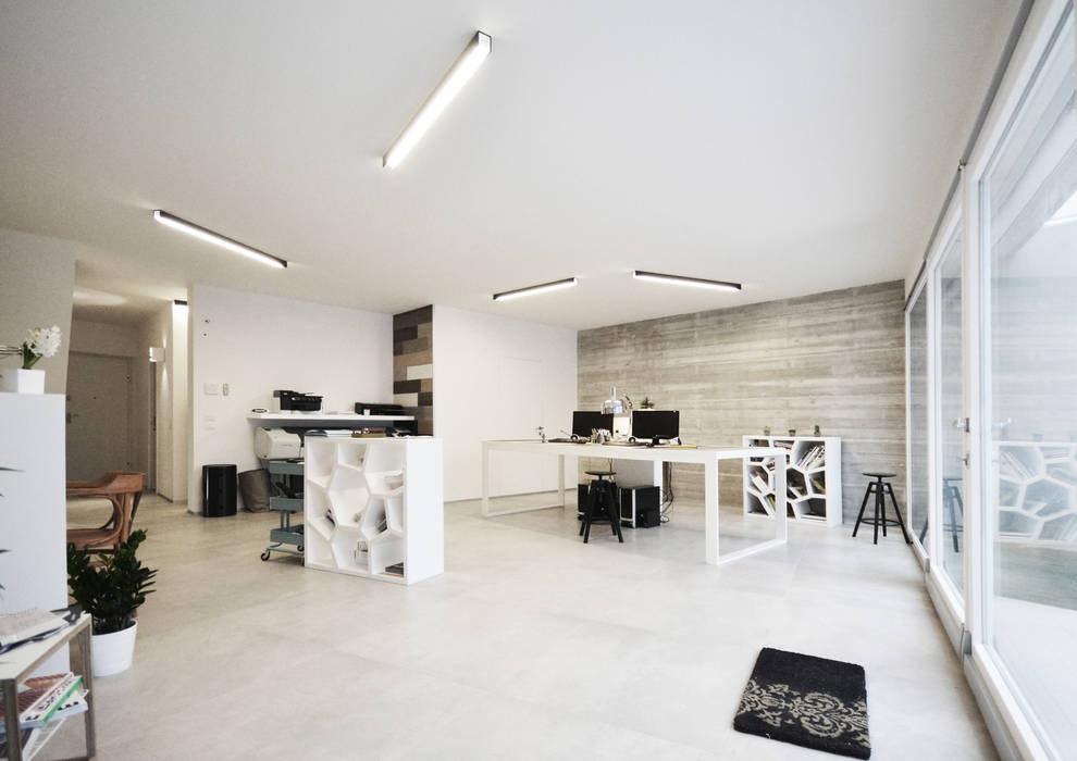 house studio: living workshop, francesco valentini architetto francesco valentini architetto Study/office