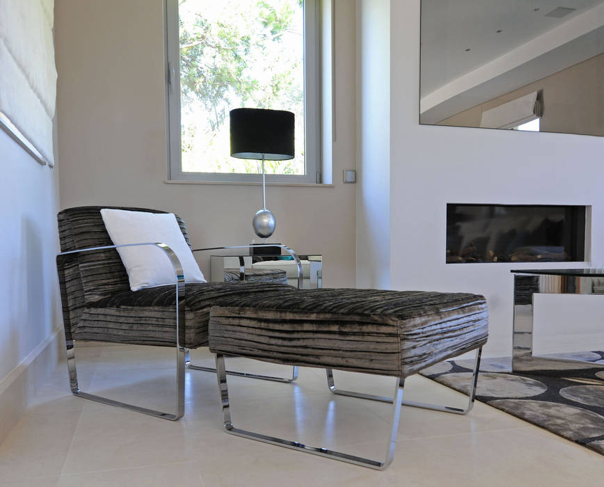 Quinta do Lago, Cheryl Tarbuck Design Cheryl Tarbuck Design Modern living room