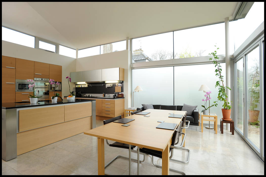 Dick Place - kitchen ZONE Architects Modern Kitchen