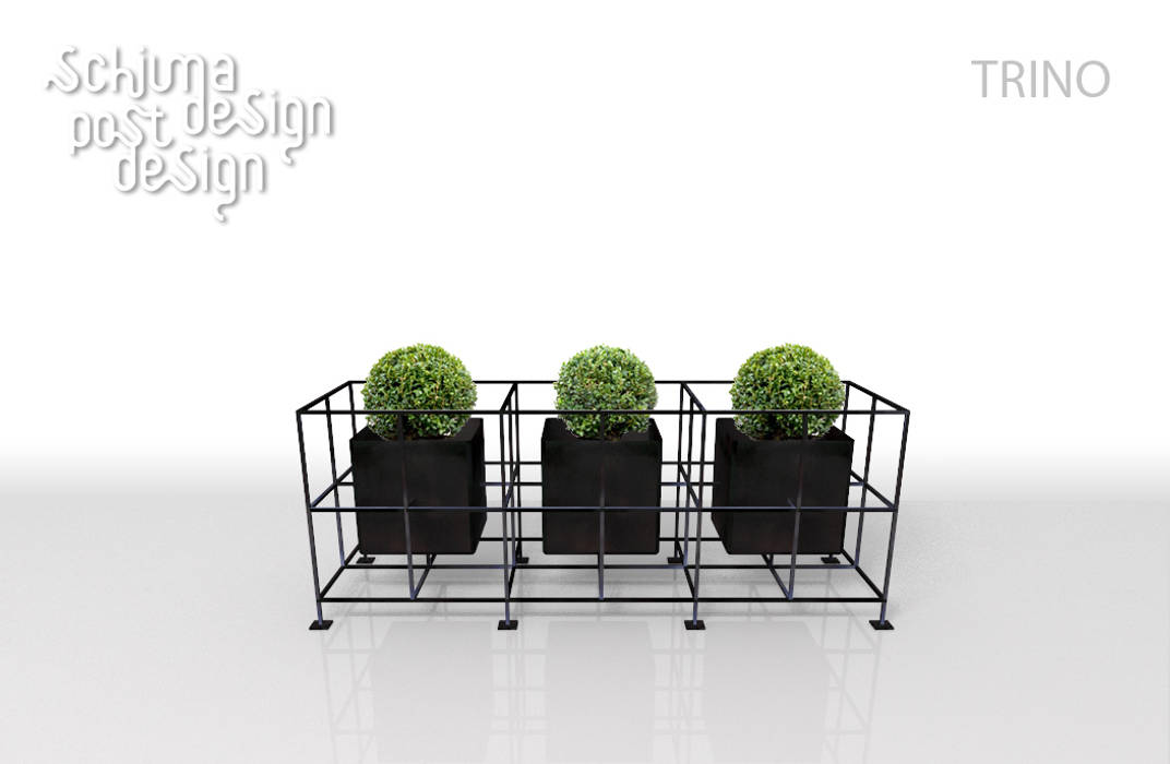 Uno e Trino, SCHIUMA POST DESIGN SCHIUMA POST DESIGN Patios & Decks Plants & flowers