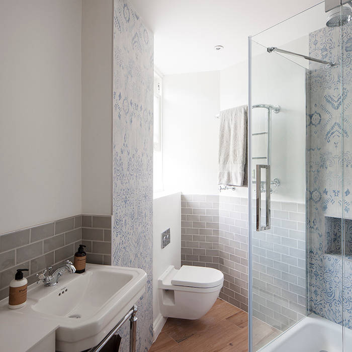Oakhill Court, Putney, Ardesia Design Ardesia Design Rustic style bathrooms