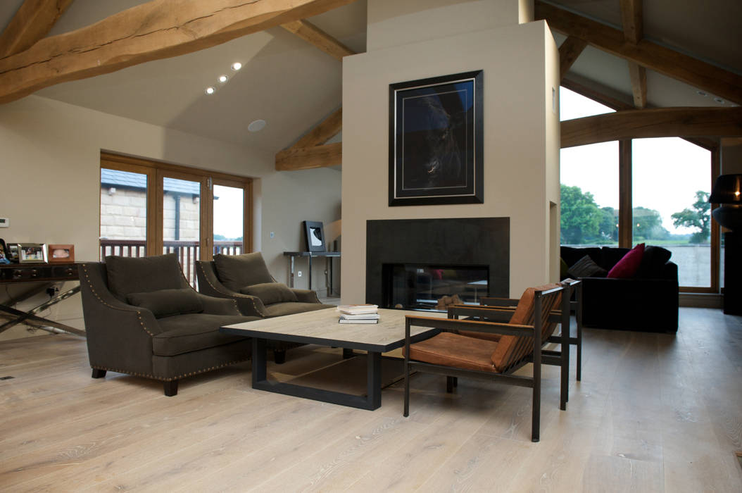 Barn Conversion, Yorkshire Design Associates Yorkshire Design Associates Rustic style living room