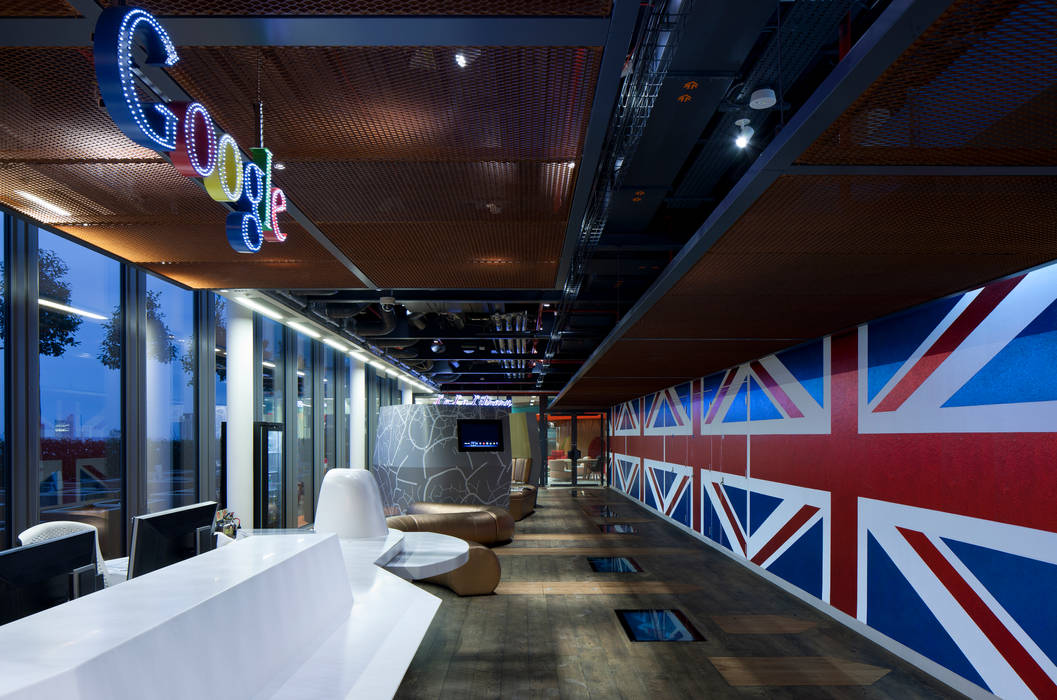 Google CSG Reception PENSON Commercial spaces Office buildings