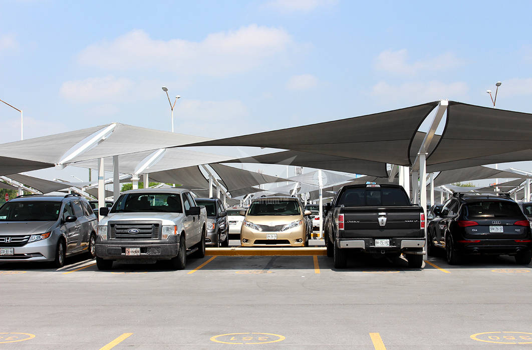 Estacionamientos, Velarium Shadeports Velarium Shadeports Espaços comerciais Aeroportos