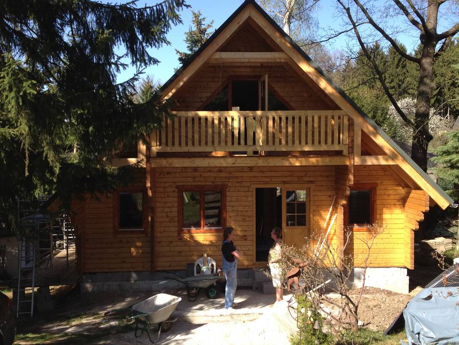 Holzhaus als Fertigbausatz "Norwegen", THULE Blockhaus GmbH - Ihr Fertigbausatz für ein Holzhaus THULE Blockhaus GmbH - Ihr Fertigbausatz für ein Holzhaus Scandinavian style houses