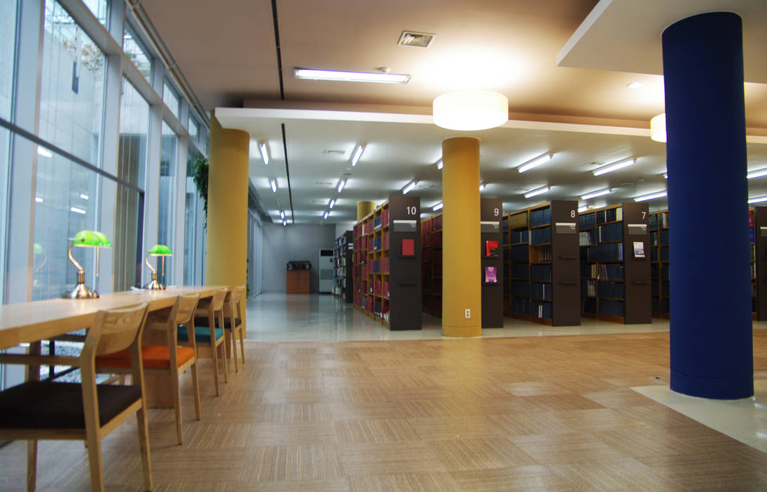 서울연구원 도서관 / The Seoul Institute Library, Korea, Design Solution Design Solution Espacios comerciales Salas de conferencias