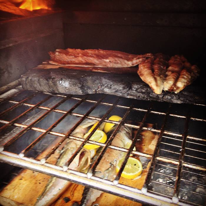 Smoking fish on the Braai The Braai Man Scandinavian style gardens Fire pits & barbecues