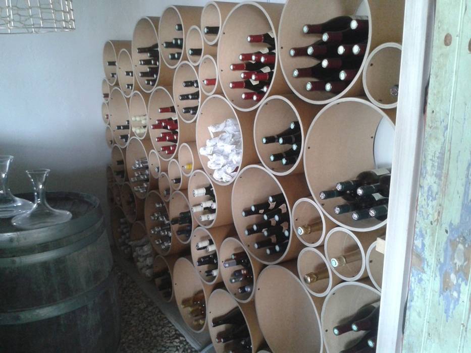 Esigo 8 eco-friendly wine rack Esigo SRL 酒窖 design wine rack,modern wine rack,wine rack,eco-friendly,cardboard,wine cellar