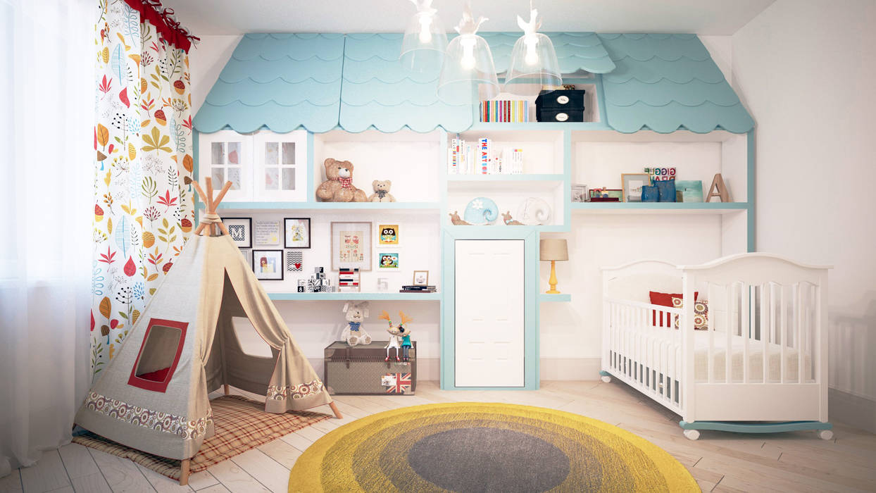 Квартира Skandi Klubb, KYD BURO KYD BURO Nursery/kid’s room