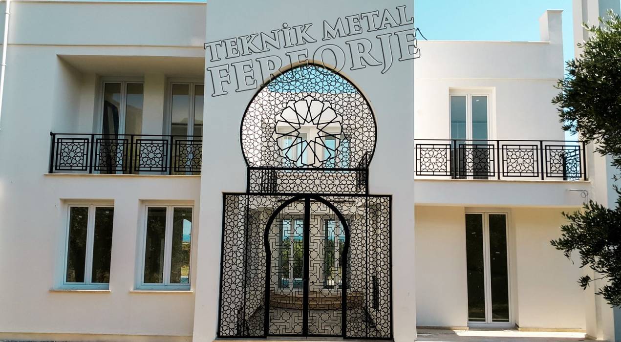 FERFORJE LAZER KESİM BİNA KAPILARI, Teknik Metal Ferforje Teknik Metal Ferforje Modern windows & doors