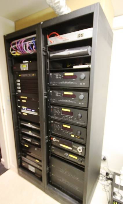 AV Racks Inspire Audio Visual Modern media room