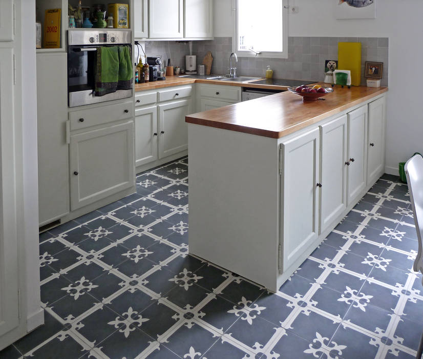Encaustic Cement Tiles with Endless Pattern Combination, Original Features Original Features 地中海スタイル 壁&床 タイル