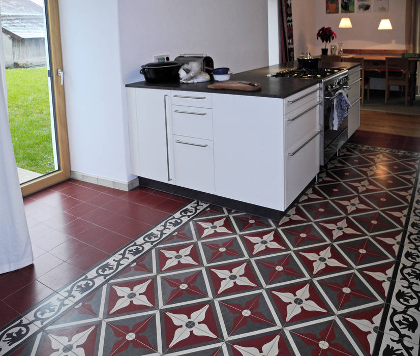 Encaustic Cement Tiles with Endless Pattern Combination, Original Features Original Features กำแพง กระเบื้อง