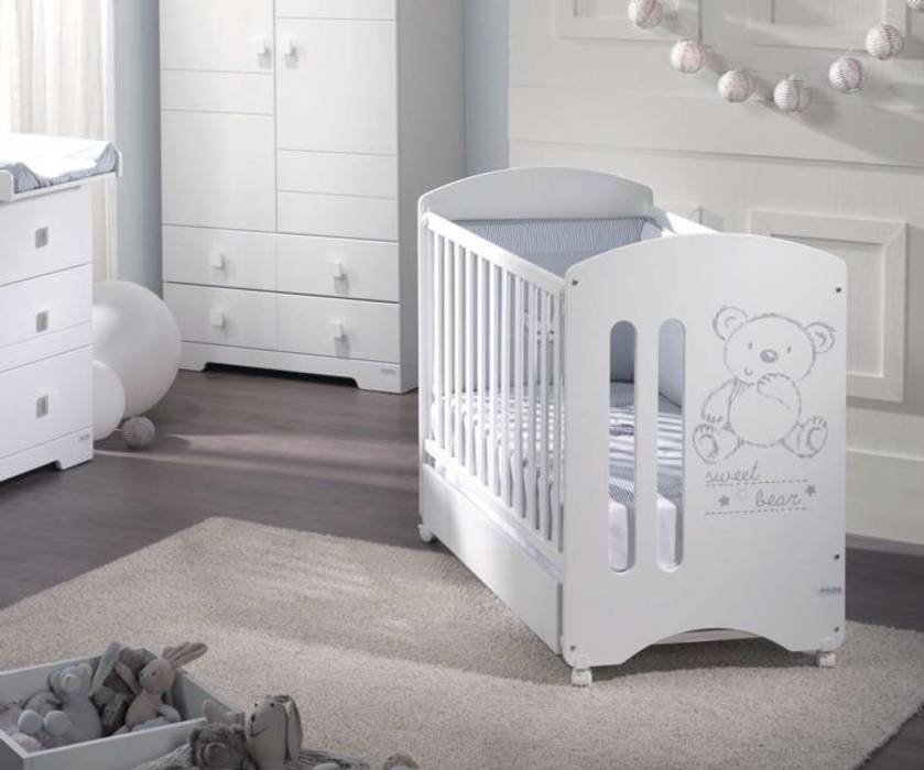 Cuna Bear Sweet, MEDINA AZAHARA MEDINA AZAHARA Phòng trẻ em phong cách hiện đại Beds & cribs