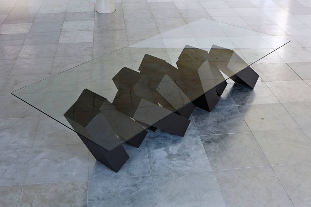 Megalith Table Duffy London Ruang makan: Ide desain, inspirasi & gambar Tables