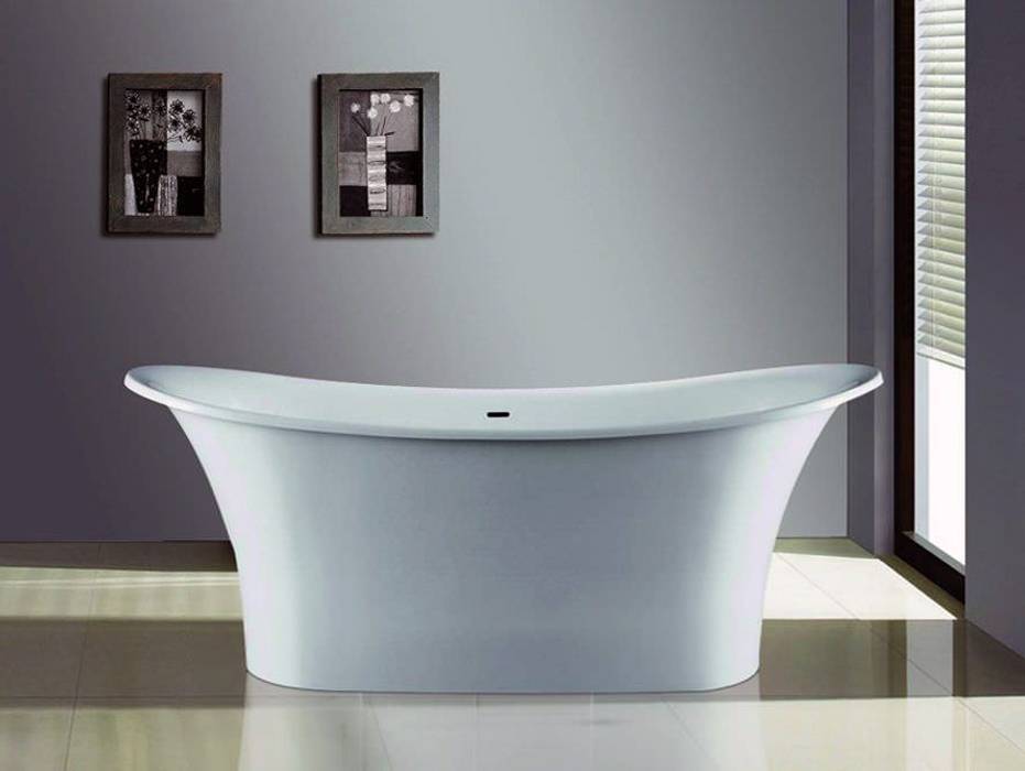 Bädermax freistehende Badewanen aus Mineralguss, Maxxwell AG Maxxwell AG Classic style bathroom Bathtubs & showers