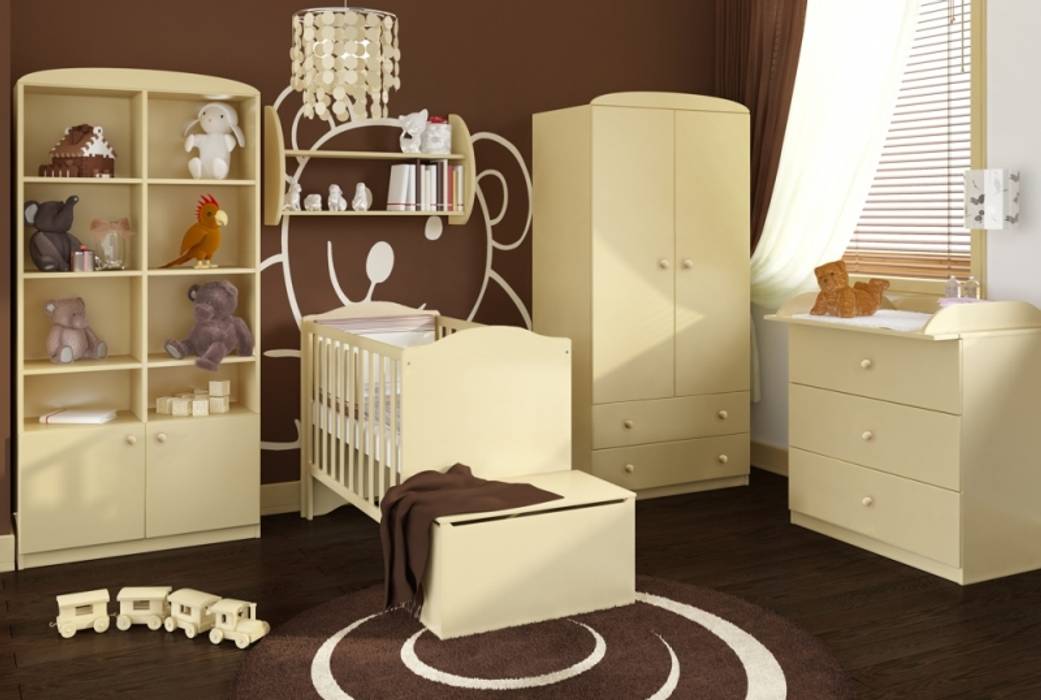 Babyzimmer Vanille Möbelgeschäft MEBLIK Klassische Kinderzimmer