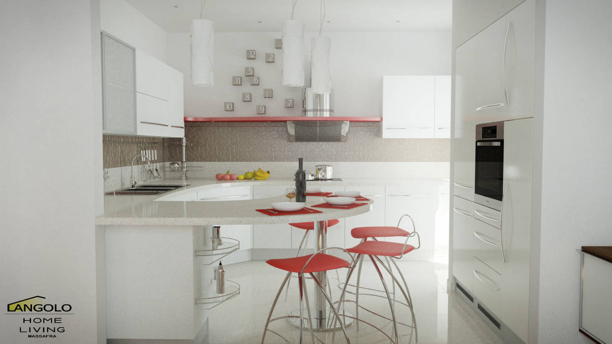 Cucina Sky, FRANCK SONN HOME srls FRANCK SONN HOME srls Cucina moderna